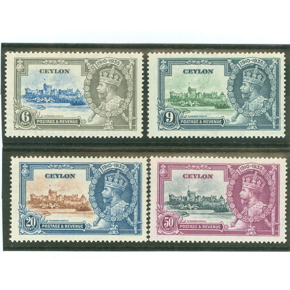 Ceylon 260-63 postage stamps