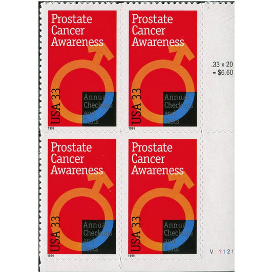 prostate cancer awareness postage stamp