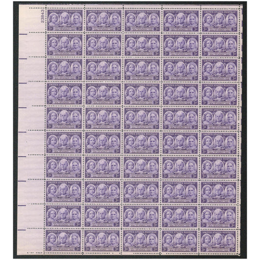 Progress of Women sheet of 50 US postage stamps